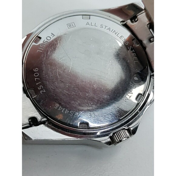 Fossil Riley ES4145 Women's Stainless Steel Rose Analog Dial Quartz Watch KL388 - Picture 4 of 5